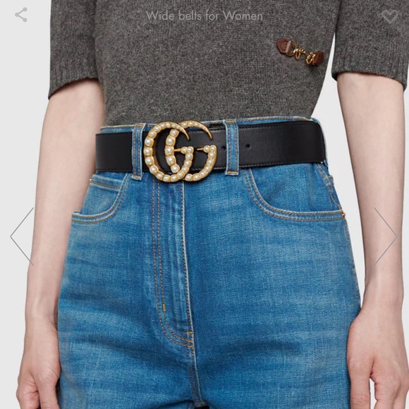 Pearl Gucci buckle belt size 80/32. PRICE IS FIRM - Picture 6 of 7